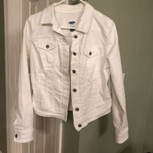 White denim jacket